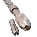 Mini Pin Vise Wood Spiral Semi-automatic Hand Drill with Chuck for Jewelry Tool Micro Twist Bit