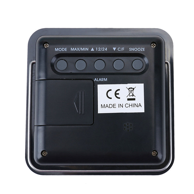 TS-S66 Digital Thermometer Hygrometer 0--60 Electronic Thermometer With Calendar And Alarm Clock Function