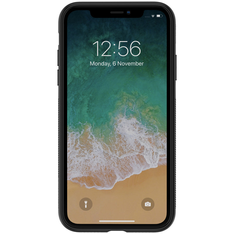 NILLKIN Synthetic Fiber Shockproof Anti-fingerprint PC + TPU Back Cover Protective Case for iPhone XR