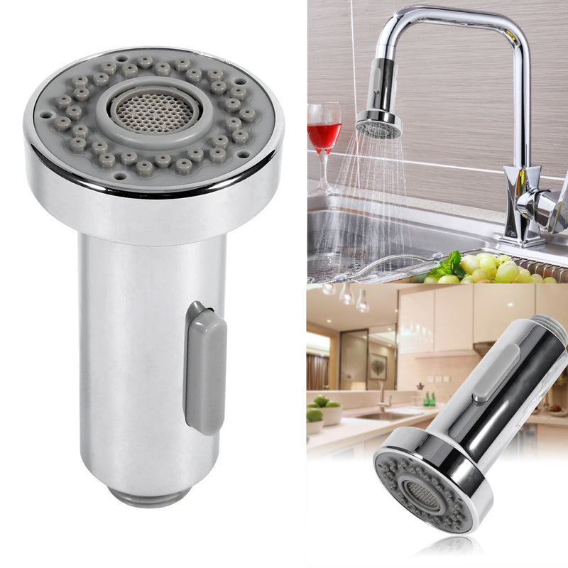 Replacement Chrome Finish Spray Head Nozzle Kitchen Bathroom Faucet