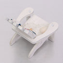 Mediterranean Style Wooden Mini Chairs Desktop Ornaments Home Garden Decoration Furnishings