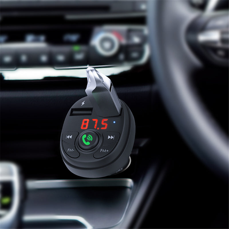 Borofone 2.1A Dual USB Fast Charging Wireless FM Transmitter Car Charger For iPhone 8Plus XS 11 Pro Huawei P30 Pro Mate 30 Xiaomi Redmi 7A Redmi 6Pro