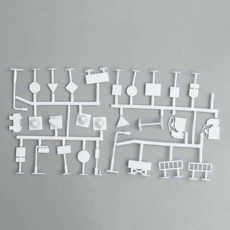 28Pcs Car Toy Traffic Road Signs Kids Funny Play Education Toy Game Accessories Toys