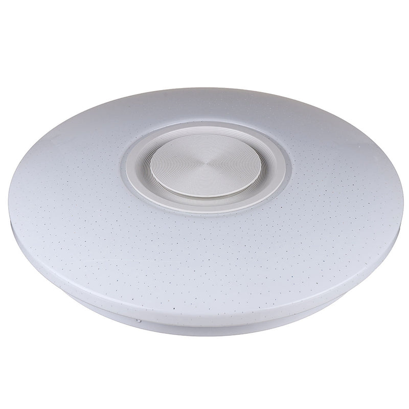 Modern 60W RGB LED Ceiling Light bluetooth Music Speaker Lamp Remote APP Control