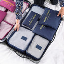 6Pcs Waterproof Clothes Storage Bag Outdoor Travel Bag Luggage Bag Packing Bag