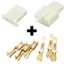 5sets 2.8mm 3 Way Motorcycle Electrical Male Female Connector Terminal Housing
