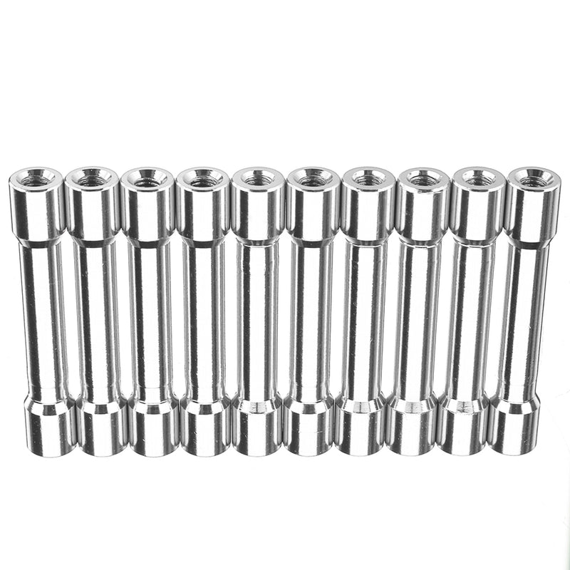 Suleve M3AS13 10Pcs M3 35mm Aluminum Alloy Standoff Spacer Round Column MultiColor Smooth Surface