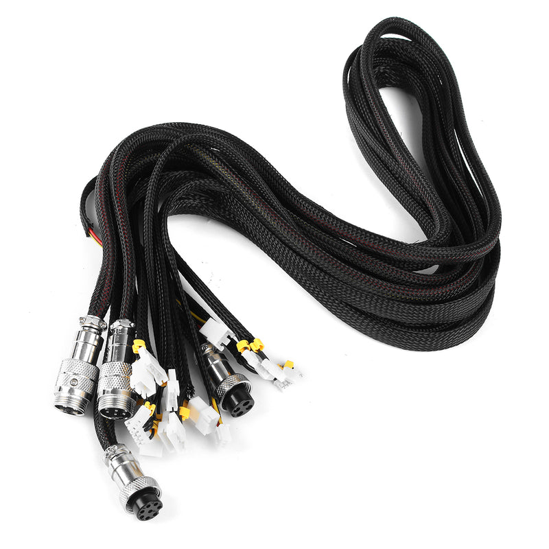 Upgrade 3D Printer Black Extension Cables Kit For Creality CR-10