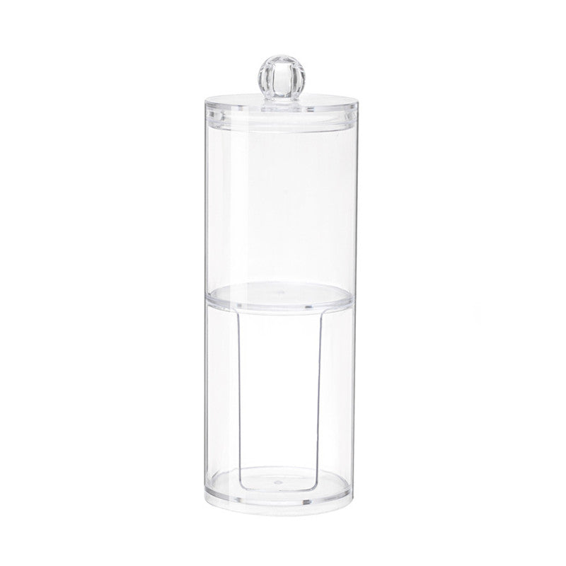 Acrylic Cotton Swab Storage Box Makeup Organizer Cosmetic Makeup Clean Cotton Organizer Jewelry Storage Box Holder and Candy Jars