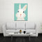 Miico Hand Painted Oil Paintings Cartoon Rabbit Paintings Wall Art For Home Decoration