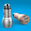 Bakeey 15.5W Dual Port Safety Hammer Design Fast Charging Car Charger For iPhone 8Plus XS 11Pro Huawei P30 Pro Mate 30 5G Xiaomi Mi9 9Pro S10+ Note 10 5G