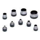10pcs Heavy Duty Hollow Punch Kit Set Gasket Leather Rubber Punching DIY Leather Craft Tool Perforating Tools