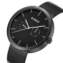 RUIMAS 567 Casual 3ATM Waterproof Multi-dial Fashion Stainless Steel Strap Men Quartz Watch