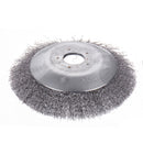 Drillpro 150mm Steel Wire Trimmer Head Derusting Weeding Wheel Grass Brush Cutter Dust Removal Weeding Tray Plate for Lawnmower