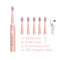USB Intelligent Electric Toothbrush Portable Waterpoof Sonic Powerful Vibration Toothbrush Soft Brush Tooth Cleaner for Kids