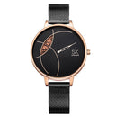 SHENGKE SK K0091 Creative Eye Shape Turntable Hour Dial Women Full Steel Strap Women Quartz Watch