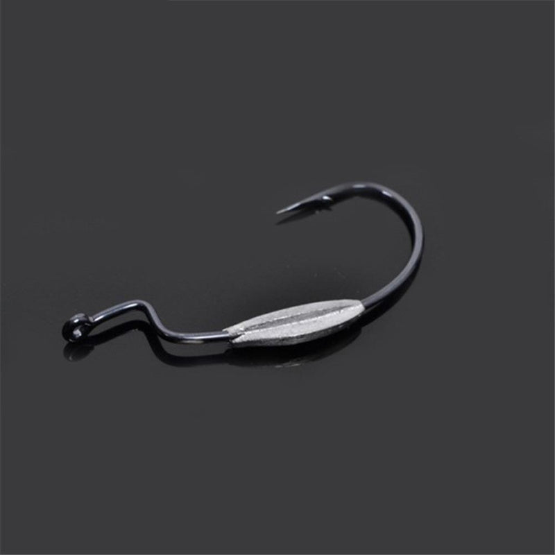 SeaKnight 20pcs BKK Barbed Lead Offset fishing fish hooks for Texas Carolina Rigs