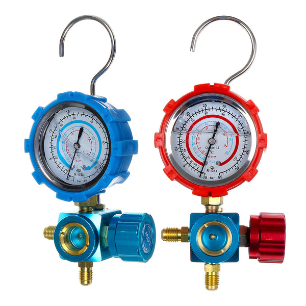 Digital Pressure Air Conditioner Manifold Gauge Refrigerant Kit R410a R134a