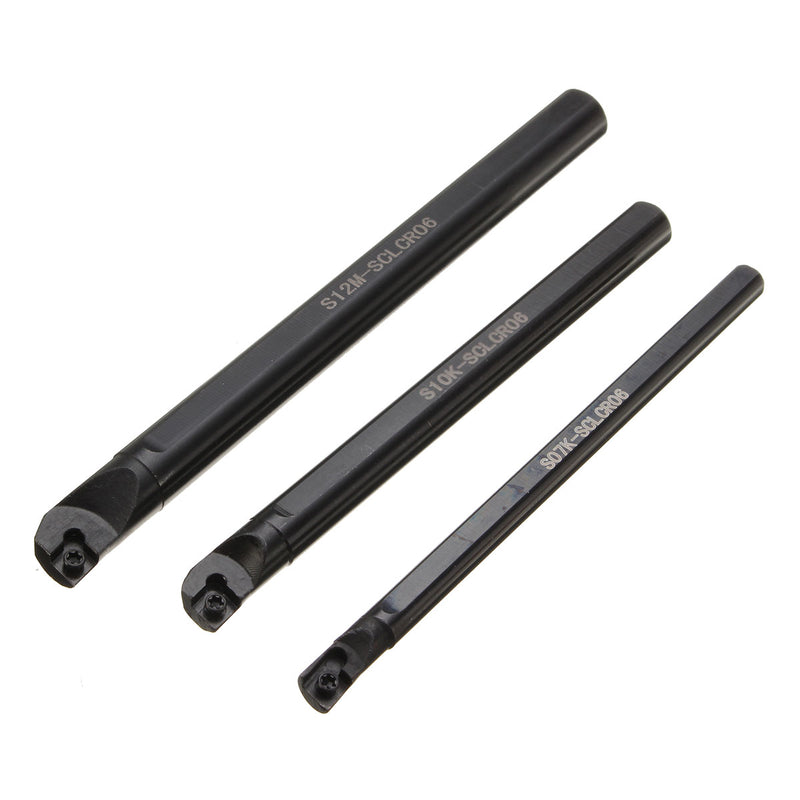 SCLCR 7x125mm 10x125mm 12x150mm Lathe Boring Bar Turning Tool Holder with 10pcs CCMT0602 Insert