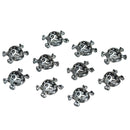 3D Cool Skull Nail Art Decoration Halloween Lady Girls Metal 10Pcs Alloy