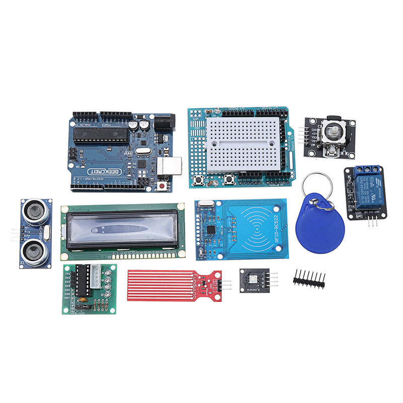 Geekcreit Starter Kits For Uno R3 Breadboard And Holder Step Motor / Servo /1602 LCD / Jumper Wire