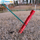 SHINETRIP Camping Tent Pegs 25cm Triangular Porous Aluminum Nail  Beach Ground Accessories Equipment