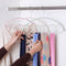 1Pc 5 Ring Scarf Rack Plastic Cloth Hanger