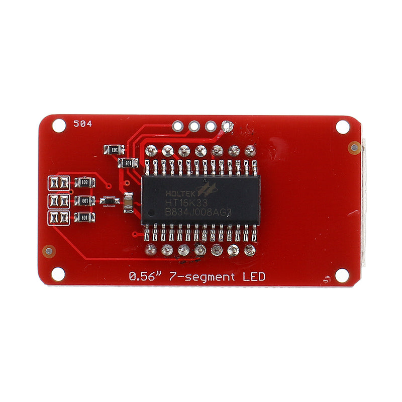 5pcs 4-bit 0.56 Inch 7-segment LED Digital Tube Module I2C Control 2-line Control HT16K33 LED Display Module