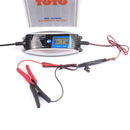 FOXSUR 6V/12V 7-stage Motorcycle LCD Intelligent Car Smart Battery Charger