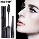 Music Flower 2 IN 1 Black Mascara Woman Makeup Set Smudge-proof Extra Lash-Curling Long Lasting Eyes Cosmetics