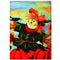 12'' x 18'' Autumn Black Crow Pumpkins Scarecrow & Sunflower Fall Garden Flag Decorations