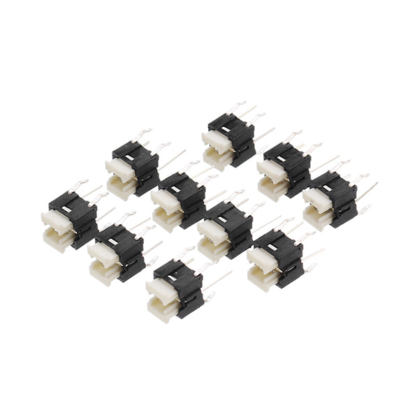 10Pcs Tact Switch SMT SMD Tactile Membrane Switch Push Button with LED Light