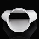 PVC Tube Ventilation System Environmental Protection Tube 132x30mm Dia.75mm