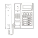 DAERXIN M64 Desktop Corded Fixed Telephone Landline Phone Compatible with FSK/DTMF with LCD Display for Home Office Hotels