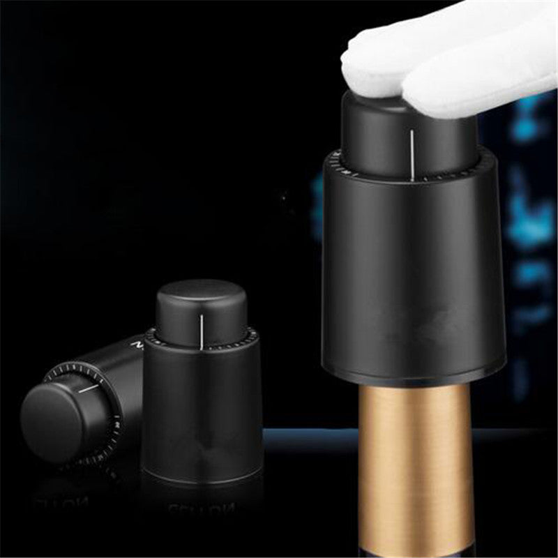 CIRCLE JOY Mini Red W-ine Vacuum Smart Memory Stopper Bottles Stopper Date Scale Sealed Storage Vacuum W-ine Stopper from xiaomi youpin