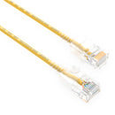 SAMZHE 0.5~5M 10Gbps Ultrafine CAT6A Yellow Ethernet Patch Cable Slim LAN Networking Cable