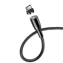Cafele 3A LED Magnetic Night Light Nylon 1.2M Fast Charging Type-C Micro USB Data Cable for Samsung S10+ Xiaomi Mi8 Redmi Note8 HUAWEI P30Pro