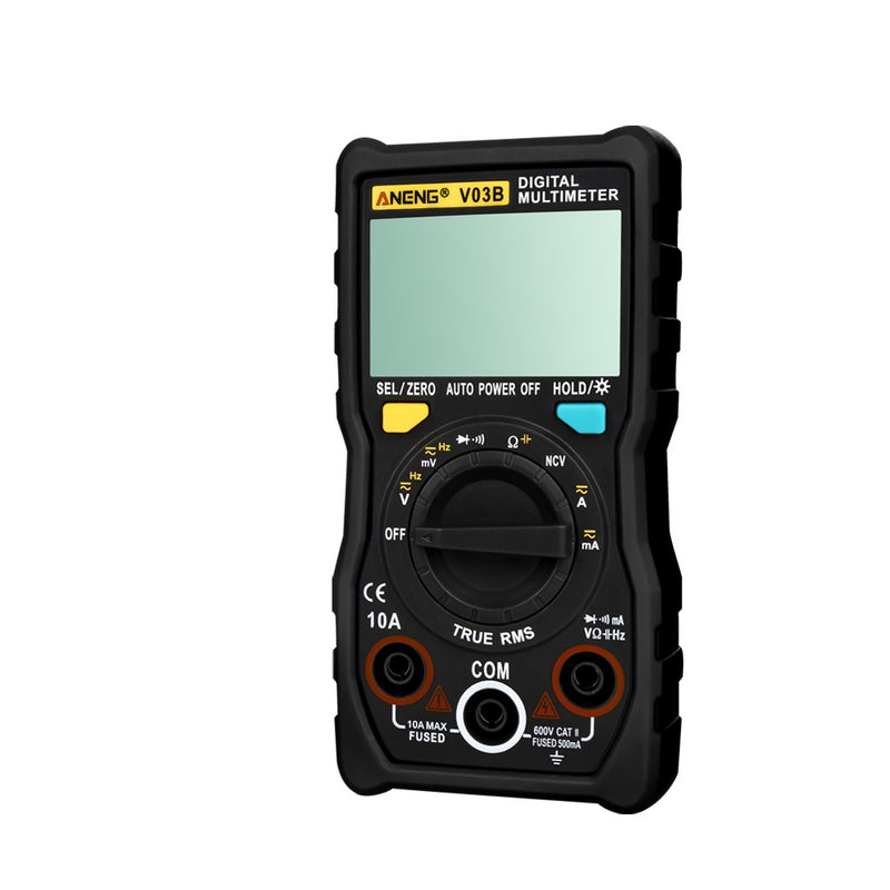 ANENG V03B  4000 Counts Auto-ranging Digital True RMS Multimeter With Capacitance Measure Backlight+Flashlight