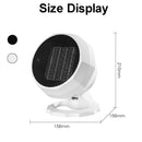 220V Mini Portable Electric Home Heater Fan Handy Fast Heating Warmer 1800W