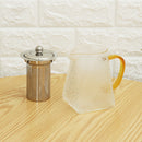 750ml Clear Glass Teapot Stainless Infuser & Lid Steeping Tea Flower Tea Pot