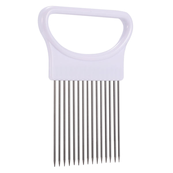 1 x Onion Tomato Vegetable Cutter Cutting Aid Guide Holder Cutting Cutter G J5C9