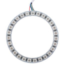 4PCS RGB 80MM Multi-Color 5050 Flash LED SMD 12V Angel Eyes and Remote Control