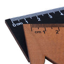 2 pcs 15 cm Wood Straight Ruler Beautiful Cat Form Ruler for Kids School (B A3I2