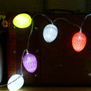 KCASA 1.8M 10 LED Cotton Easter Egg String Lights LED Fairy Lights for Festival Christmas Halloween