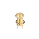 2pcs 50 Golden SMA-KWE to RP-SMA Female RF Connector Adapter Straight for RC Drone