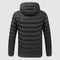 Electric USB Heating Coats Vest Jacket 4 Heating Pads Cloth Body Warmer Abdomen Neck Back Men Women