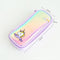 1 Piece Unicorn Laser Surface Pencil Case Box Makeup Bag Storage Pouch Purse Supply Cosmetic School Students Stationery