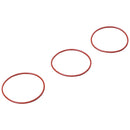 10 pcs 65mm OD 2.5mm Thickness silicone O rings oil seals dark red N3I9