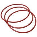 10 pcs 65mm OD 2.5mm Thickness silicone O rings oil seals dark red N3I9