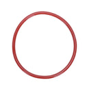 O-ring seal, oil seal, silicone, 50 x 2.5 mm, brick red, 10 pieces E7D7